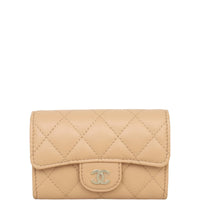 Chanel Classic Flap Card Holder | Beige