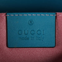 Gucci GG Marmont Mini Velvet Shoulder Bag Interior Stamp
