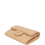 Chanel Classic Flap Card Holder | Beige