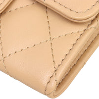Chanel Classic Flap Card Holder | Beige