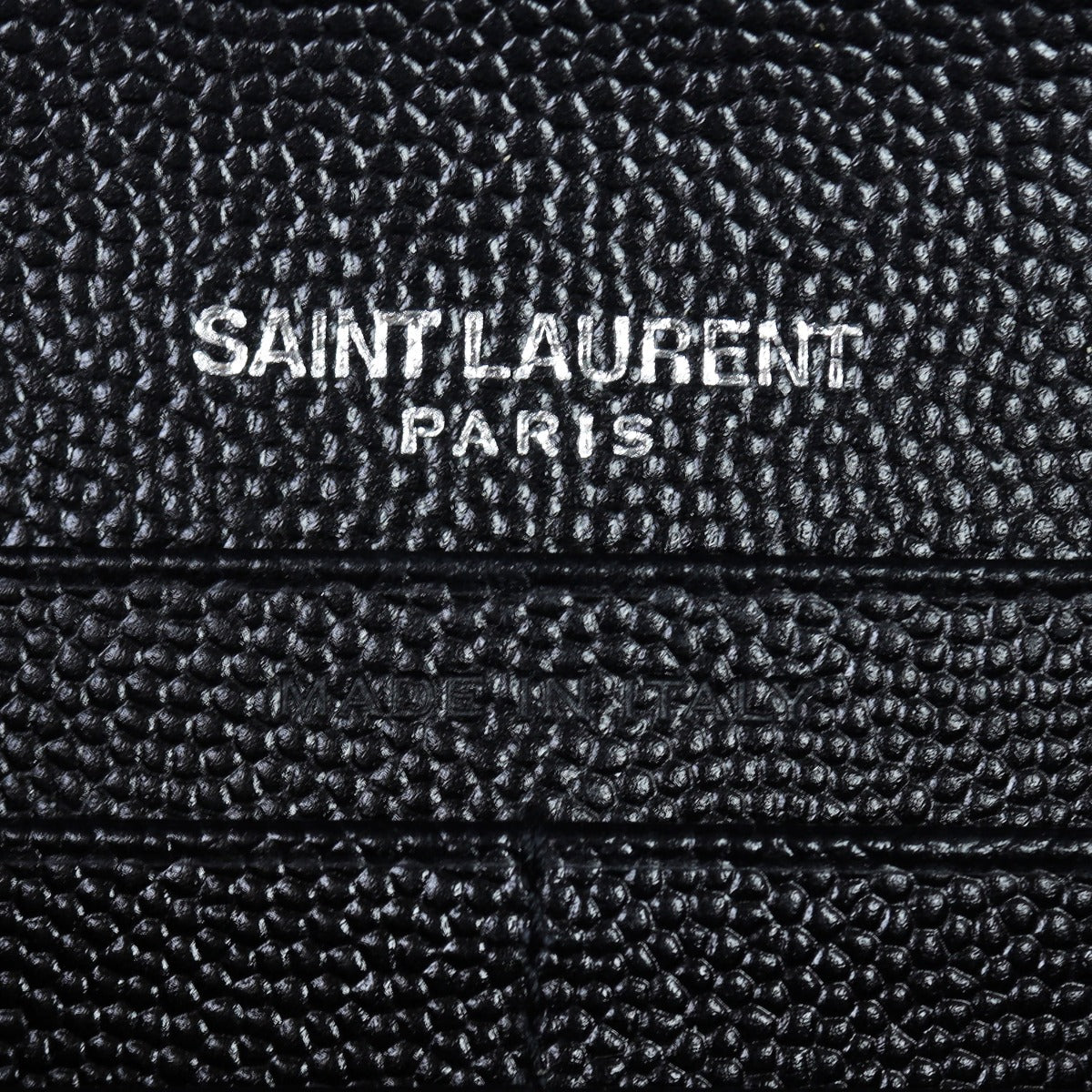 Saint Laurent Cassandre Large Flap Wallet Interior Stamp