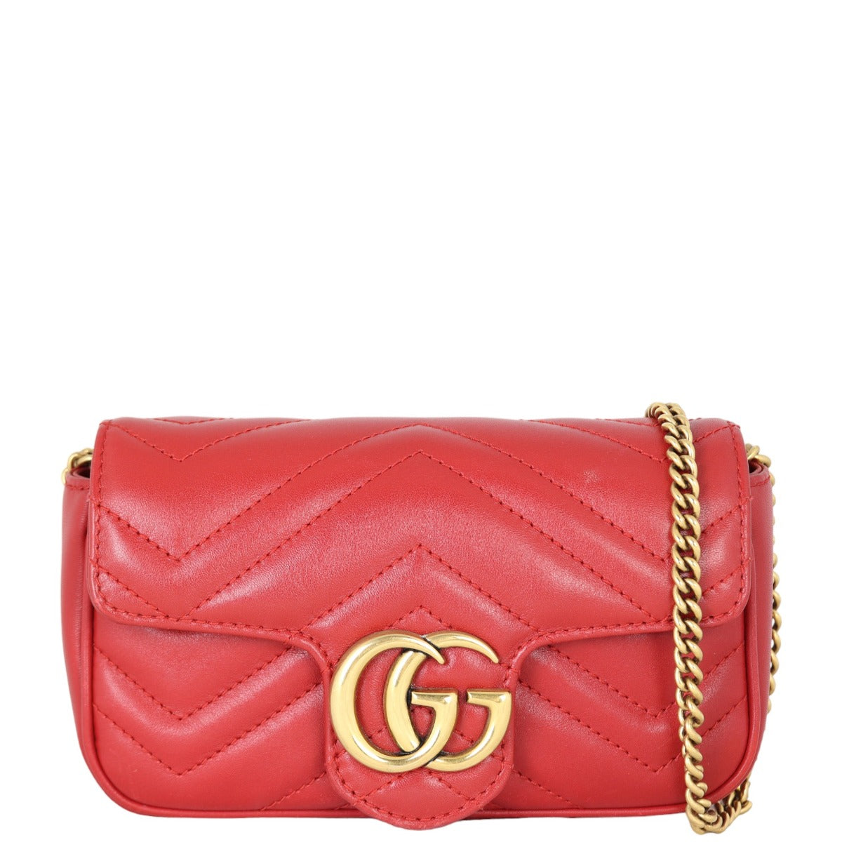 Gucci GG Marmont Matelasse Super Mini Shoulder Bag