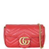 Gucci GG Marmont Matelasse Super Mini Shoulder Bag