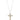 Tiffany & Co Ten Cross 18k Gold and Platinum Diamond Pendant Necklace