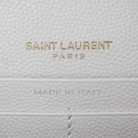 Saint Laurent Monogram Envelope Wallet on Chain Interior Stamp