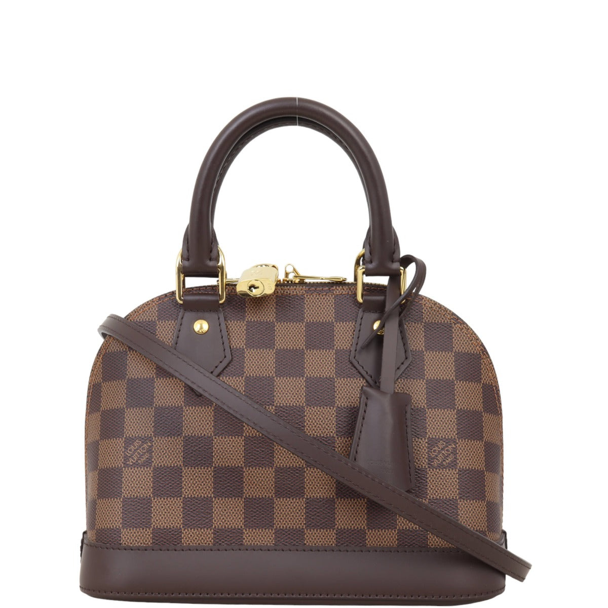 Louis Vuitton Alma BB Damier Ebene | Chocolate Brown Calfskin
