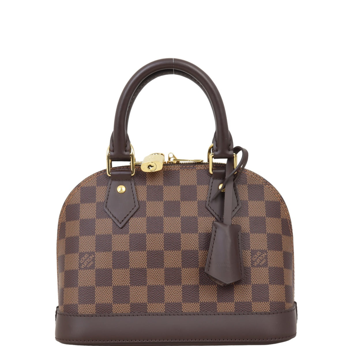 Louis Vuitton Alma BB Damier Ebene | Chocolate Brown Calfskin