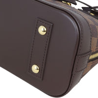 Louis Vuitton Alma BB Damier Ebene | Chocolate Brown Calfskin