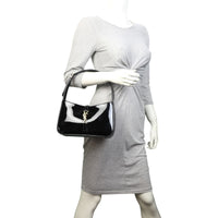 Saint Laurent Le 5 a 7 Hobo Patent