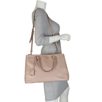 Prada Saffiano Lux Galleria Double Zip Tote Medium