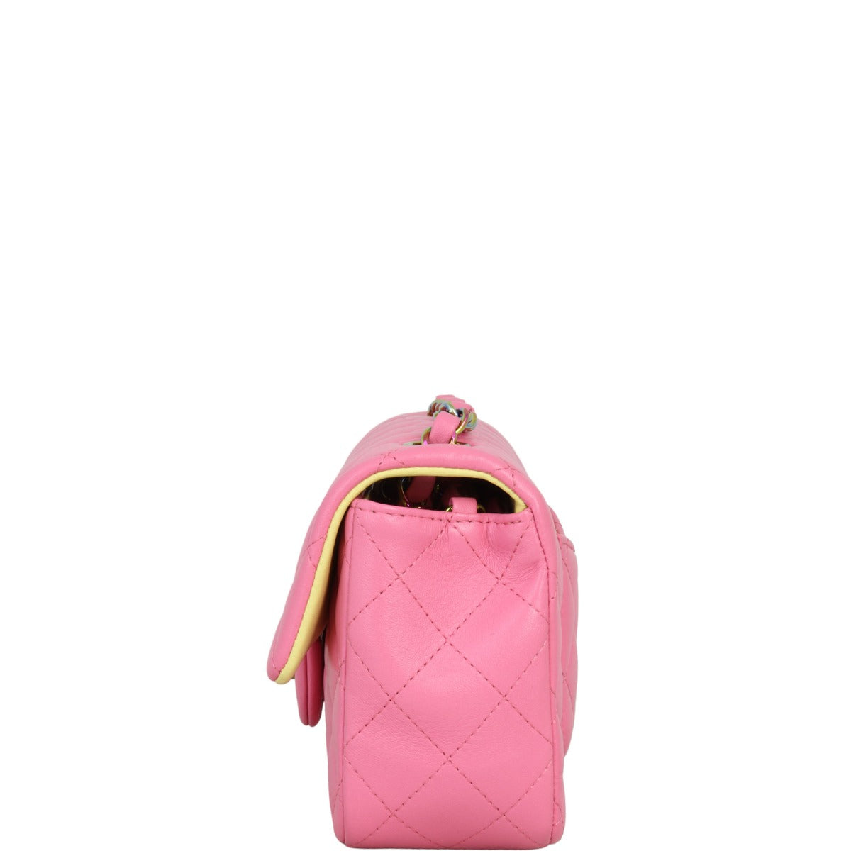 Chanel Classic Flap Mini Rectangular Bag | Pink