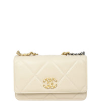 Chanel 19 Wallet On Chain | Beige