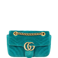 Gucci Marmont Velvet Mini Shoulder Bag