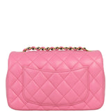 Chanel Classic Flap Mini Rectangular Bag | Pink