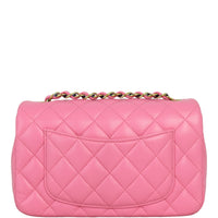 Chanel Classic Flap Mini Rectangular Bag | Pink