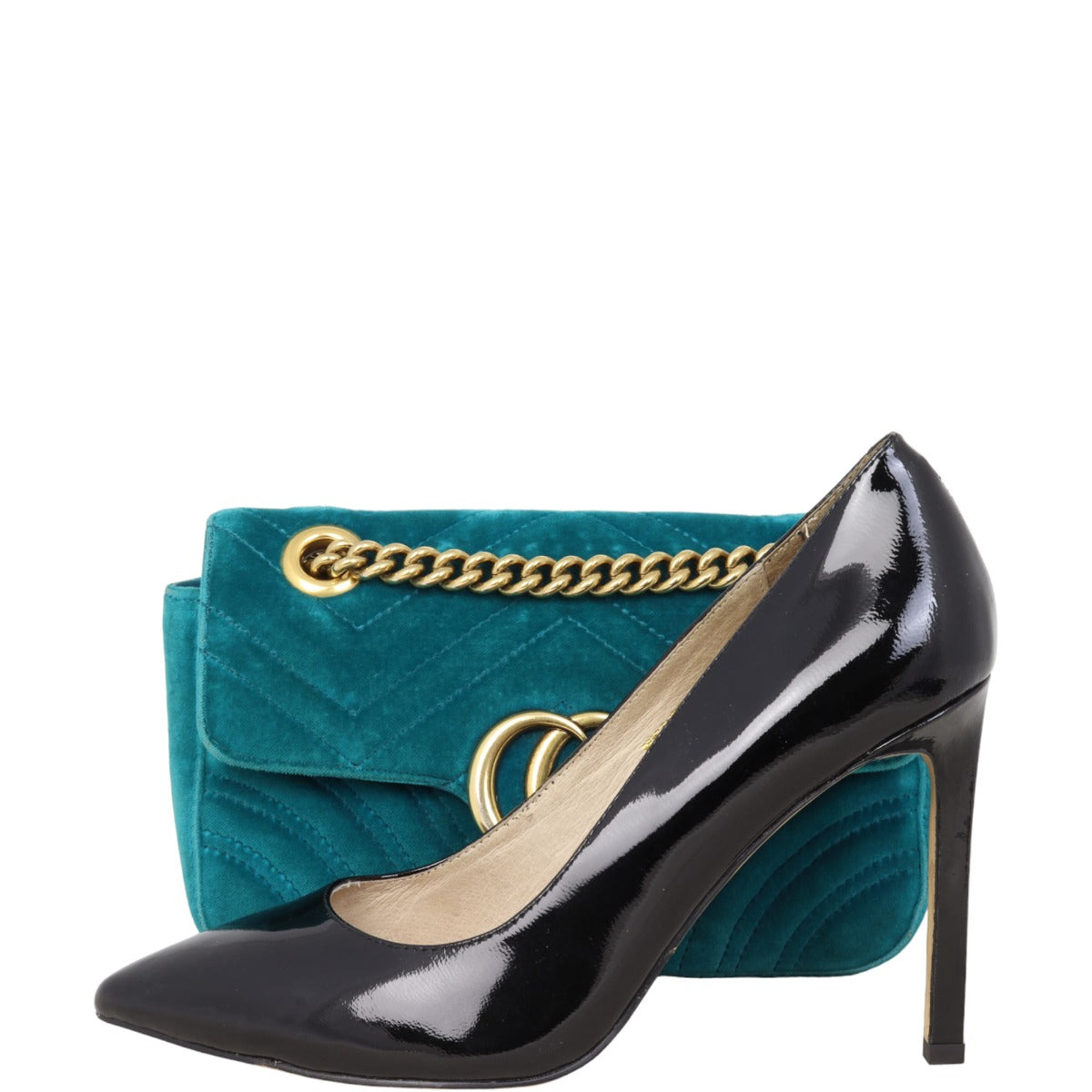 Gucci Marmont Velvet Mini Shoulder Bag