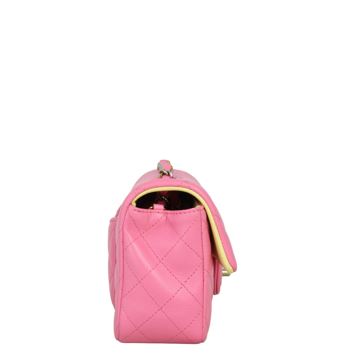 Chanel Classic Flap Mini Rectangular Bag | Pink