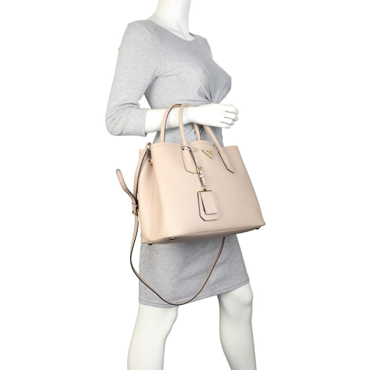 Prada Saffiano Cuir Double Bag Medium