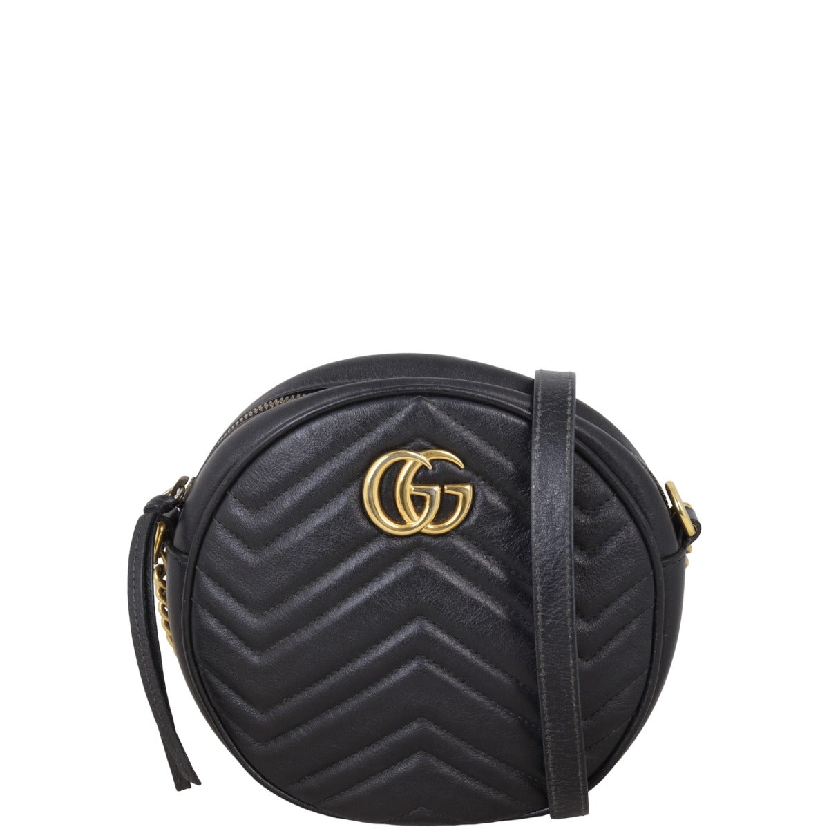 Gucci GG Marmont Round Chain Shoulder Bag