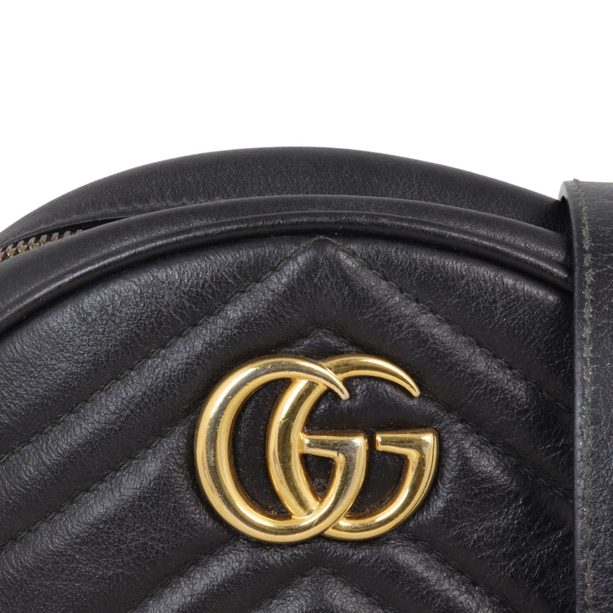 Gucci GG Marmont Round Chain Shoulder Bag