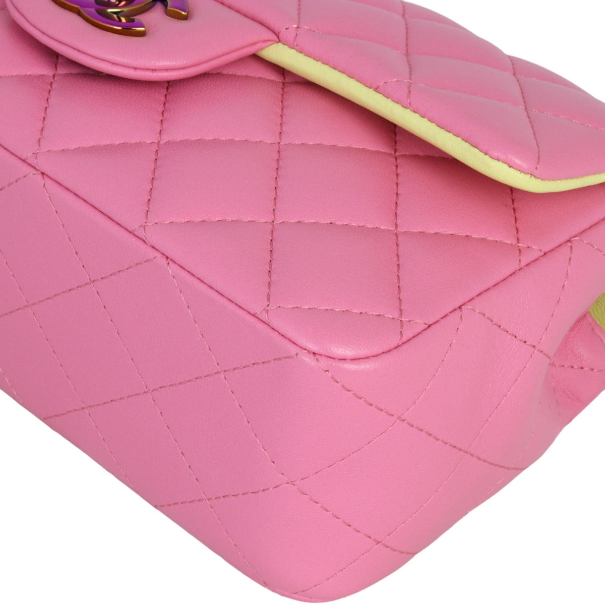 Chanel Classic Flap Mini Rectangular Bag | Pink