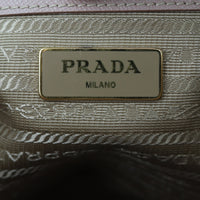Prada Saffiano Lux Galleria Double Zip Tote Small Interior Stamp