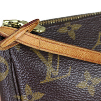 Louis Vuitton Pochette Accessoires Monogram with Long Strap wear
