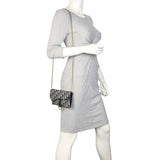 Dior Saddle Wallet on Chain Oblique