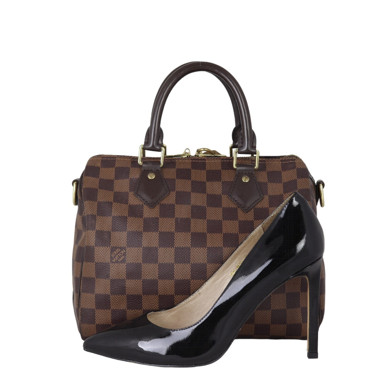 Louis Vuitton Speedy 25 Bandouliere Damier Ebene