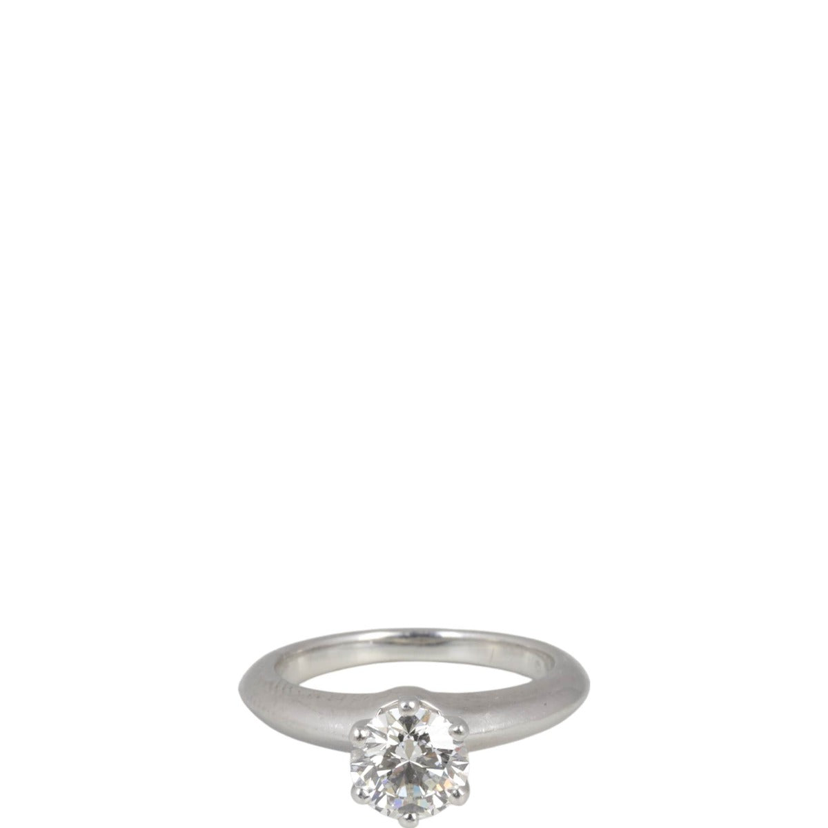 Tiffany & Co. Solitaire Platinum Diamond Ring