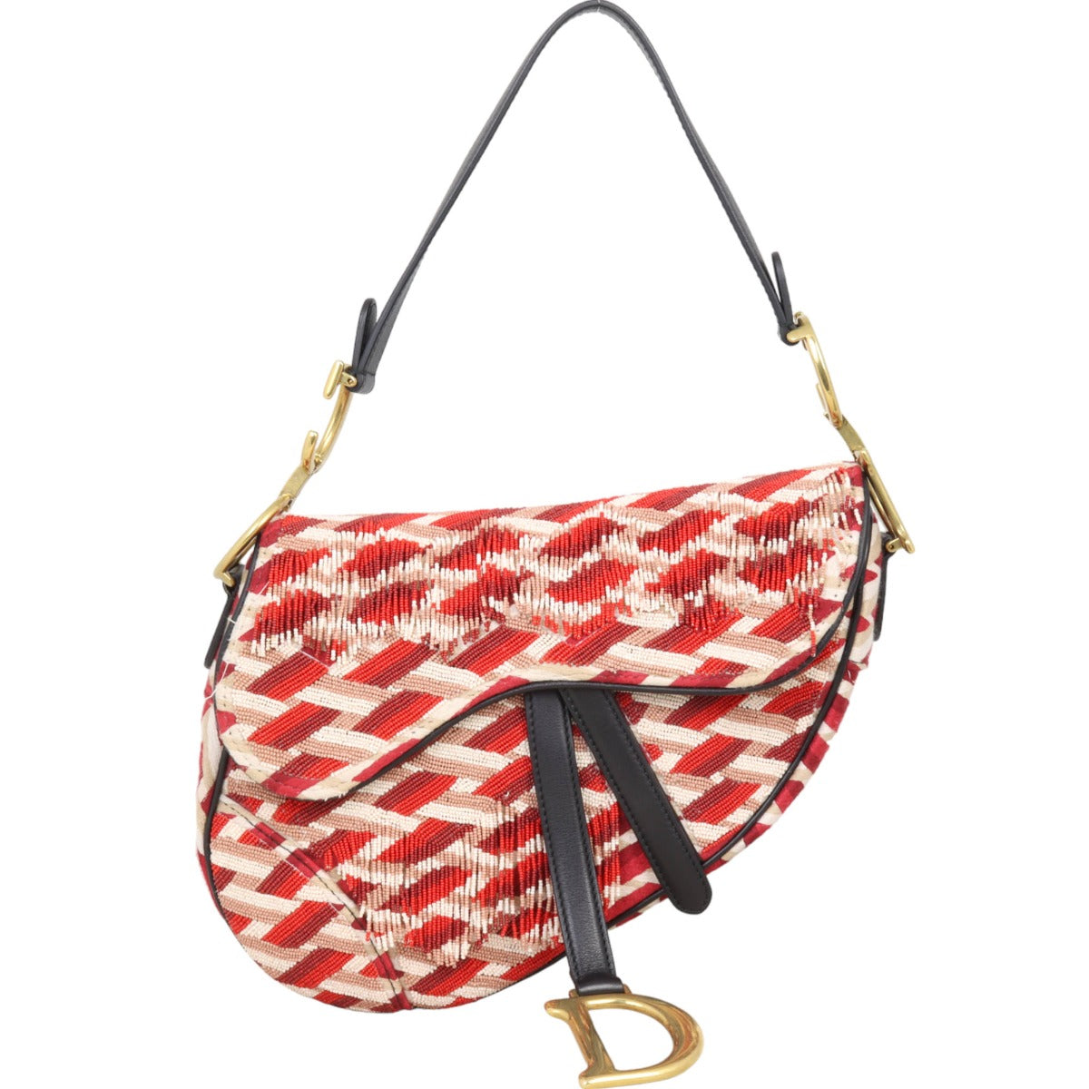 Dior Saddle Bag Embroidered Beaded