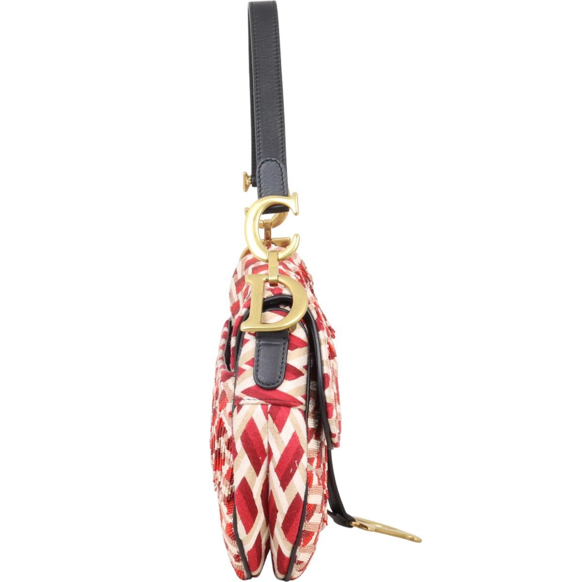 Dior Saddle Bag Embroidered Beaded