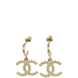 Chanel CC Drop Earrings