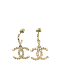 Chanel CC Drop Earrings
