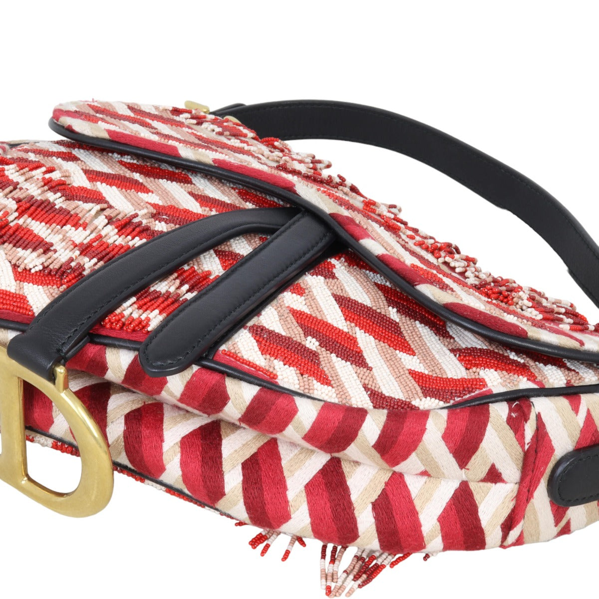 Dior Saddle Bag Embroidered Beaded