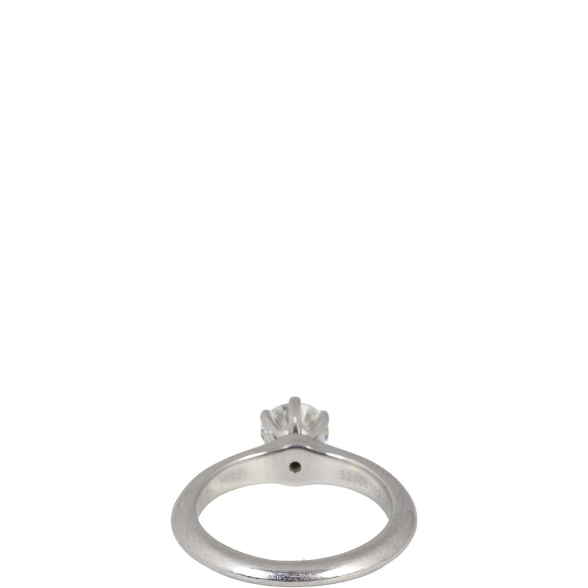 Tiffany & Co. Solitaire Platinum Diamond Ring