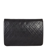 Chanel CC Vintage Flap Bag | Black Lambskin