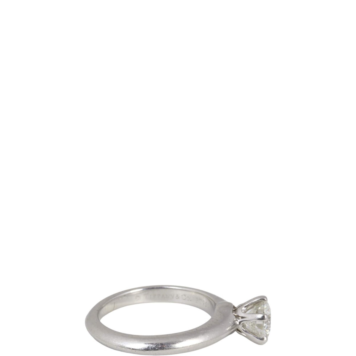 Tiffany & Co. Solitaire Platinum Diamond Ring