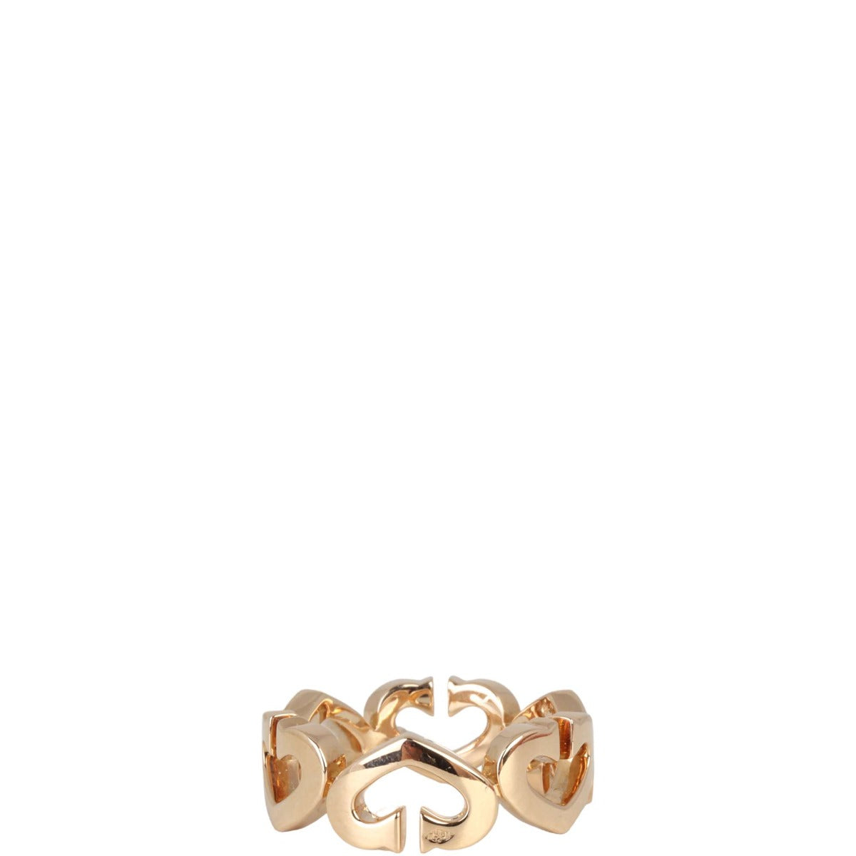 Cartier C Heart of Cartier 18k Rose Gold Pink Sapphire Ring