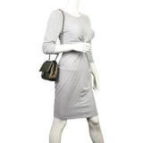 Chanel Classic Double Flap Medium Patent | Olive