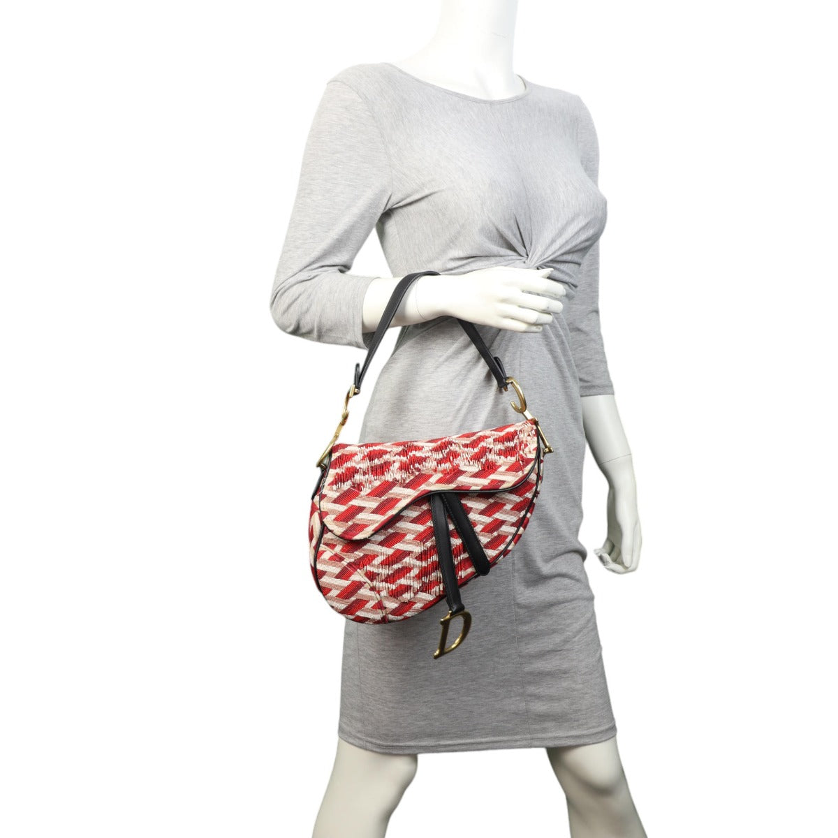 Dior Saddle Bag Embroidered Beaded