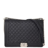 Chanel Boy Large | Silver Hardware