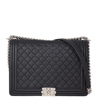 Chanel Boy Large | Silver Hardware