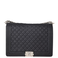Chanel Boy Large | Silver Hardware