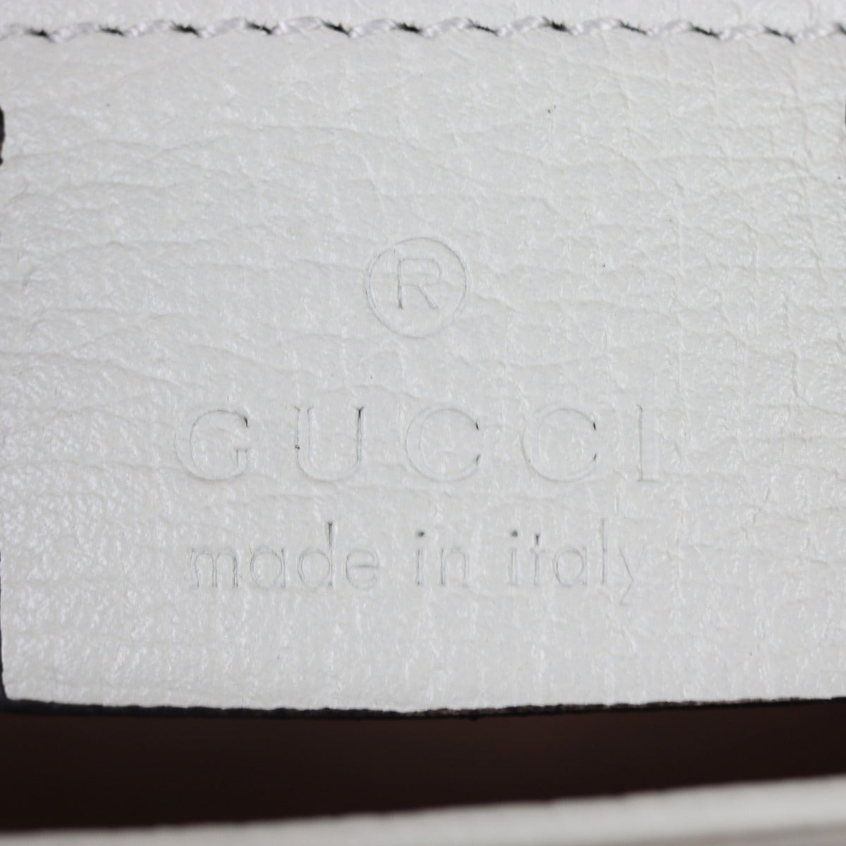 Gucci GG Supreme Queen Margaret Shoulder Bag Interior Stamp