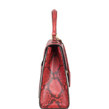 Gucci GG Supreme Python Padlock Top Handle Bag Medium