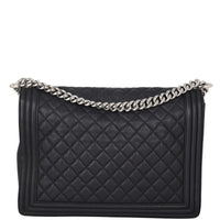 Chanel Boy Large | Silver Hardware