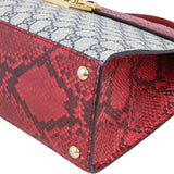 Gucci GG Supreme Python Padlock Top Handle Bag Medium