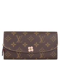 Louis Vuitton Emilie Wallet Monogram Blooming Flowers