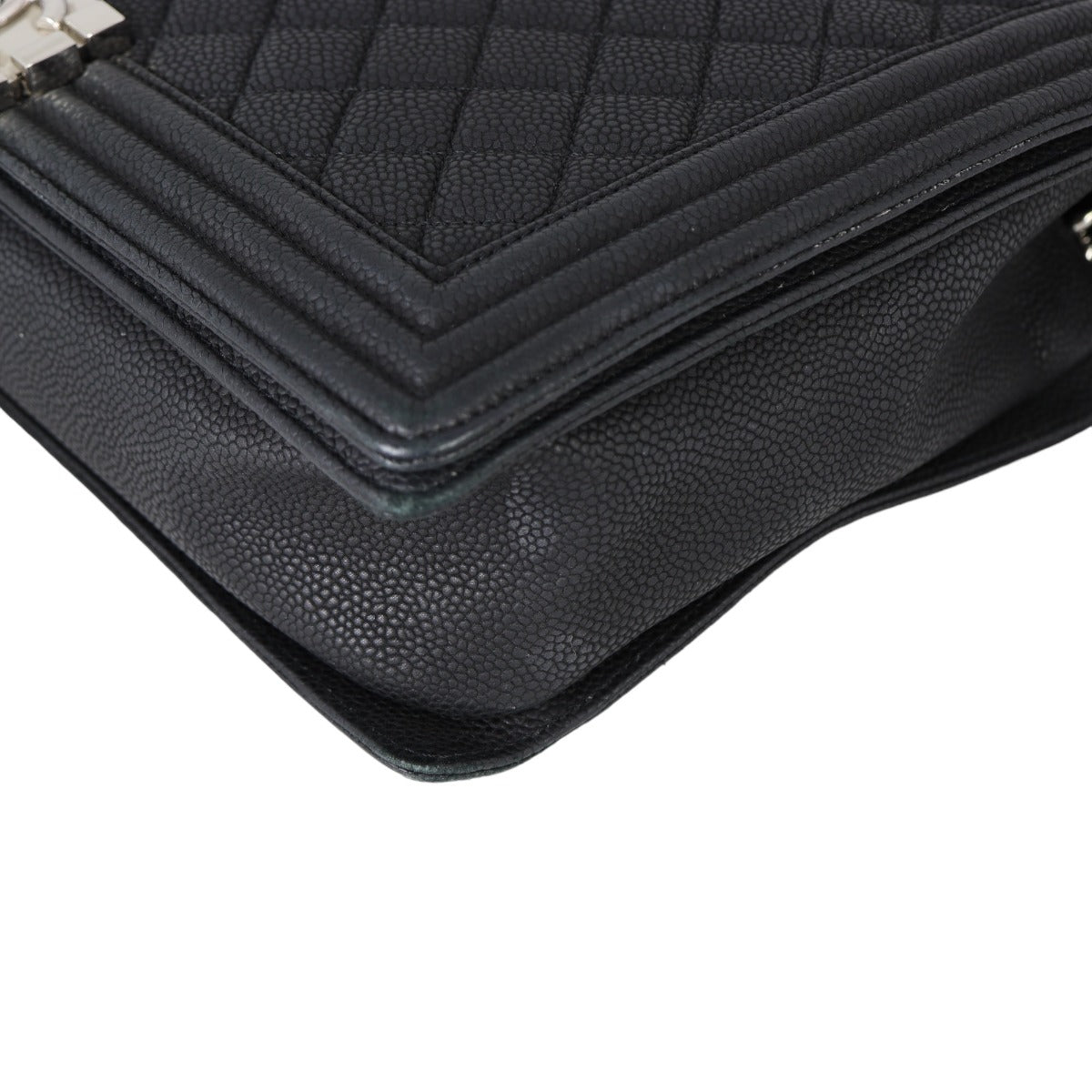 Chanel Boy Large | Silver Hardware